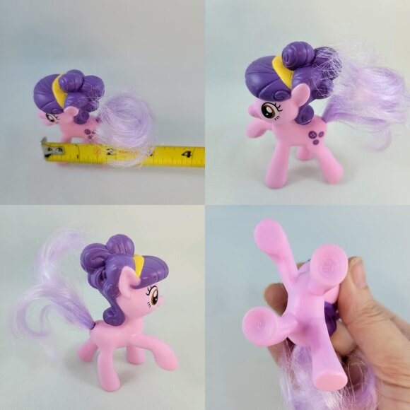 My Little Pony Lot Pinkie Pie Apple Jack Belle Button Coco Pommel Shoe Shine Sta - Picture 6 of 16